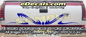 Tribal Tailgate Accent Graphic Decal HDA550