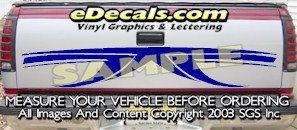 Tribal Tailgate Accent Graphic Decal HDA551