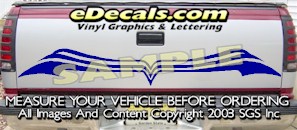 Tribal Tailgate Accent Graphic Decal HDA556