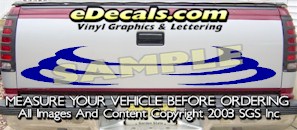 Tribal Tailgate Accent Graphic Decal HDA557