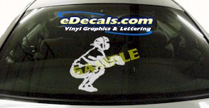 Baseball Catcher Sport Cartoon Decal SPT120