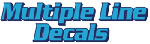 Multiple Line Decal Designer - Click Here To Get Started!