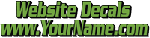 Oval Decal Designer - Click Here To Get Started!