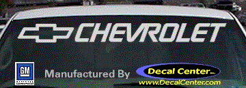 Chevrolet W/Bowtie Decal DC05001