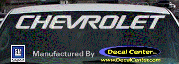Chevrolet Decal DC05013
