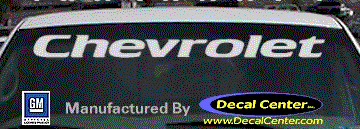 Chevrolet Decal DC05015