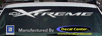 Chevrolet Extreme Xtreme Decal DC05016
