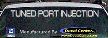 Chevrolet Tuned Port Injection Decal DC05022