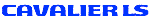 Chevrolet Cavalier LS Decal DC05036