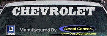 Chevrolet Decal DC05083