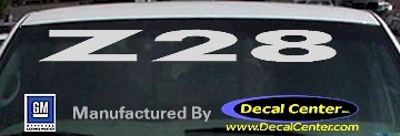 Z28 Decal DC05346