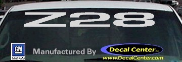 Z28 Decal DC05347