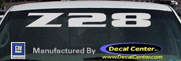 Z28 Decal DC05348