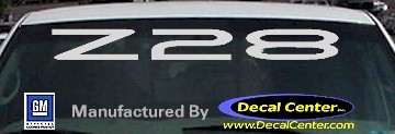 Z28 Decal DC05349
