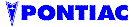 Pontiac Decal w/Arrowhead DC07124