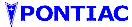 Pontiac Decal w/Arrowhead DC07126