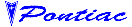Pontiac Decal w/Arrowhead DC07134