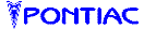 Pontiac Decal w/Arrowhead DC07136