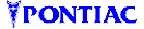 Pontiac Decal w/Arrowhead DC07138