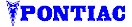 Pontiac Decal w/Arrowhead DC07140