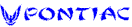 Pontiac Decal w/Symbol DC07148