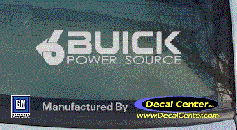 Buick Power Source Decal DC08002
