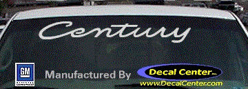 Buick Century Decal DC08005