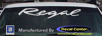 Buick Regal Decal DC08006