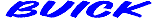 Buick Decal DC08017
