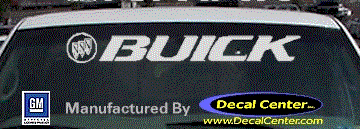 Buick Decal w/Symbol DC08054