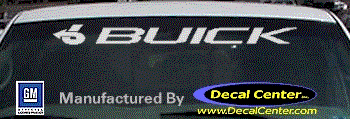 Buick Decal w/6 Symbol DC08061