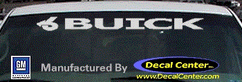 Buick Decal w/6 Symbol DC08064