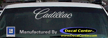 Cadillac Decal DC08500