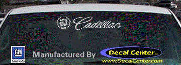 Cadillac Decal w/Wreath DC08501