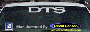 Cadillac DTS Decal DC08506