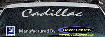 Cadillac Decal DC08520