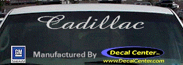 Cadillac Decal DC08521
