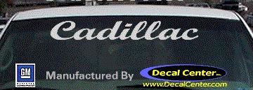 Cadillac Decal DC08523