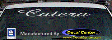 Cadillac Catera Decal DC08569