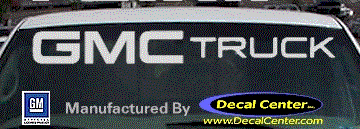 GMC Truck Decal DC09003