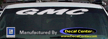 GMC Decal DC09025