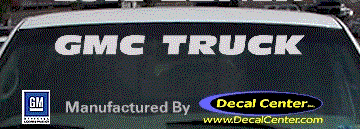 GMC Truck Decal DC09029
