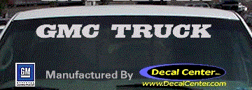 GMC Truck Decal DC09030