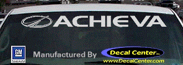 Oldsmobile Achieva Decal DC09503