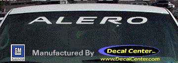Oldsmobile Alero Decal DC09509