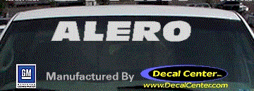 Oldsmobile Alero Decal DC09534