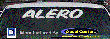 Oldsmobile Alero Decal DC09536