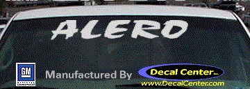 Oldsmobile Alero Decal DC09537