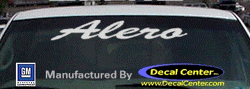 Oldsmobile Alero Decal DC09540