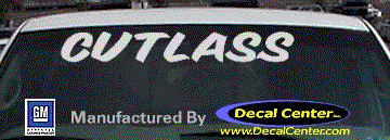 Oldsmobile Cutlass Decal DC09547